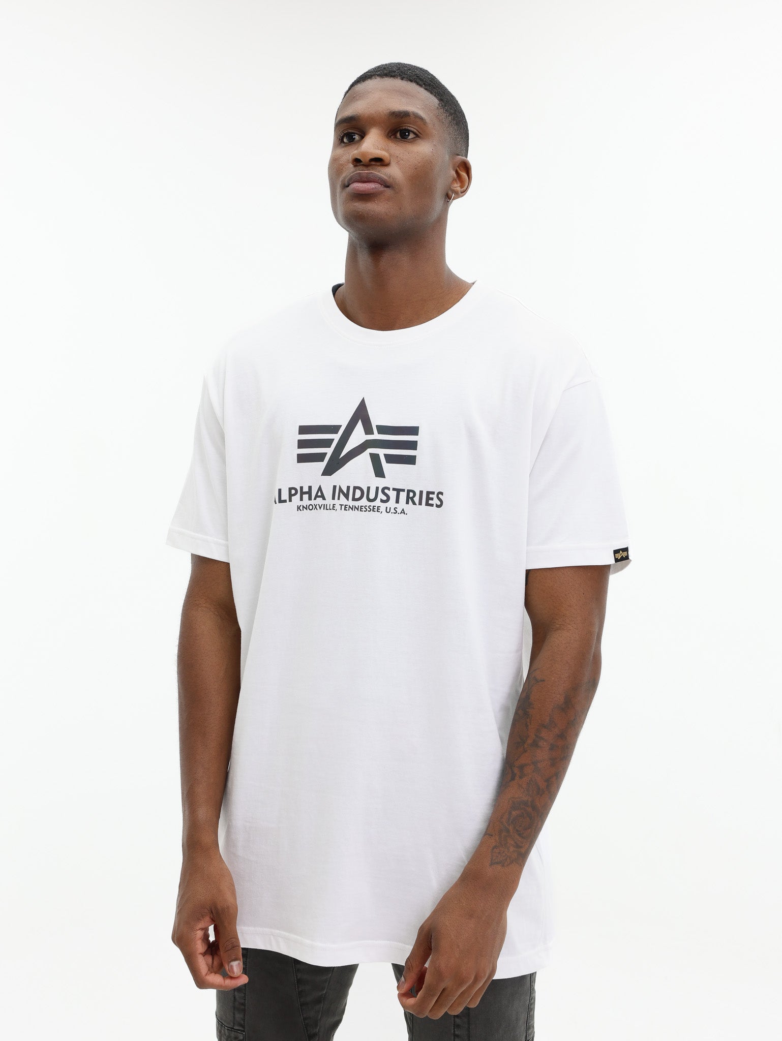 Alpha T-Shirt Hd Reflective White